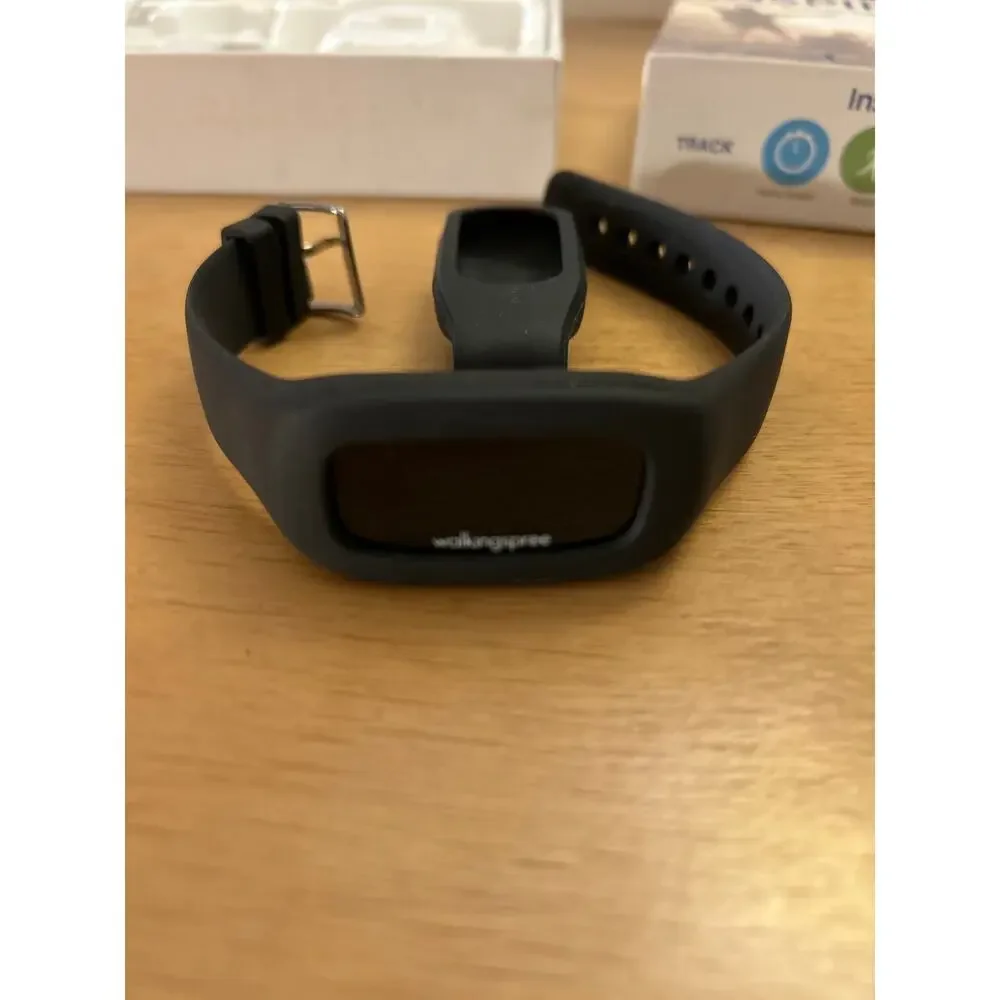 4pc Walkingspree Inspire Wireless Activity Tracker Black Steps Distance Calories
